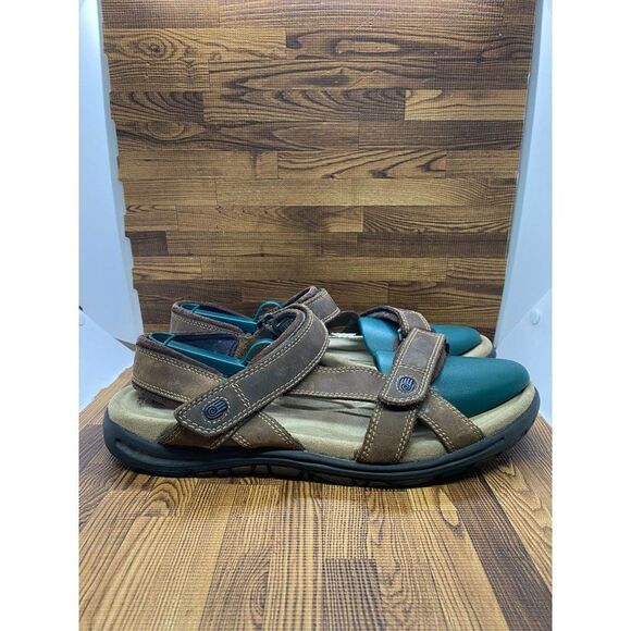 Teva Other - Teva Mens Tanza Brown Leather Waterproof Hiking Sandals 1000183 Size US 14